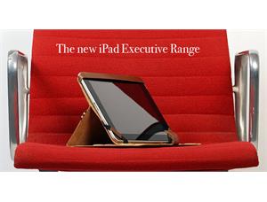 Jivo Executive Case for iPad brunt skinn for iPad 1 